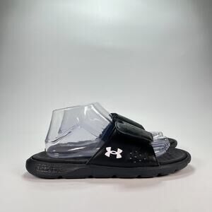 Under Armour Ignite Pro Black Casual Slide Sandals 3026027-001 Women's Size 9